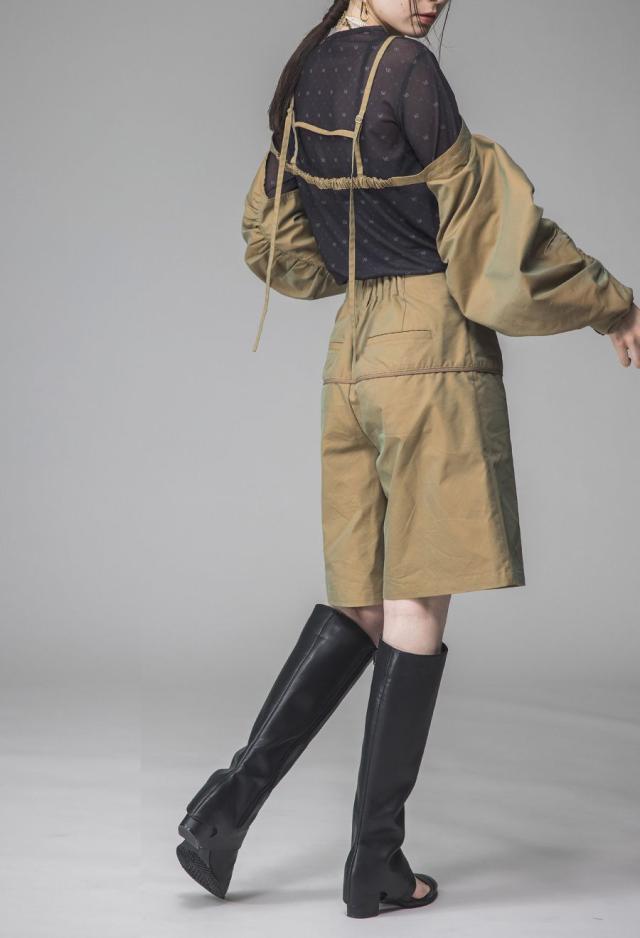2WAY ロングスカート×ハーフパンツ レディース 送料無料・メール便不可 春新作_16
