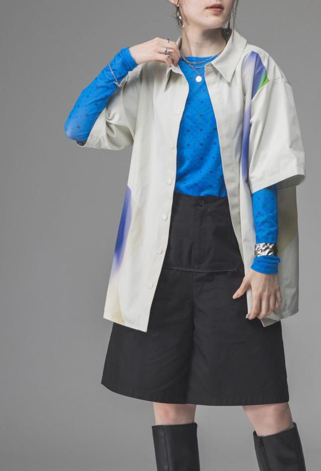 2WAY ロングスカート×ハーフパンツ レディース 送料無料・メール便不可 春新作_5