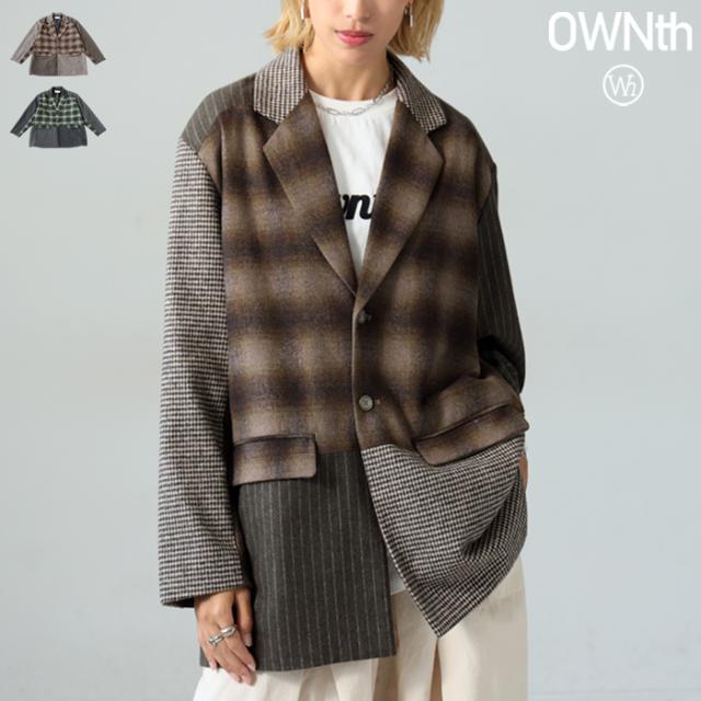 まとめて20％OFF！12日20時〜19日10時 マルチパターン テーラードジャケット ユニセックス 送料無料・メール便不可 秋新作