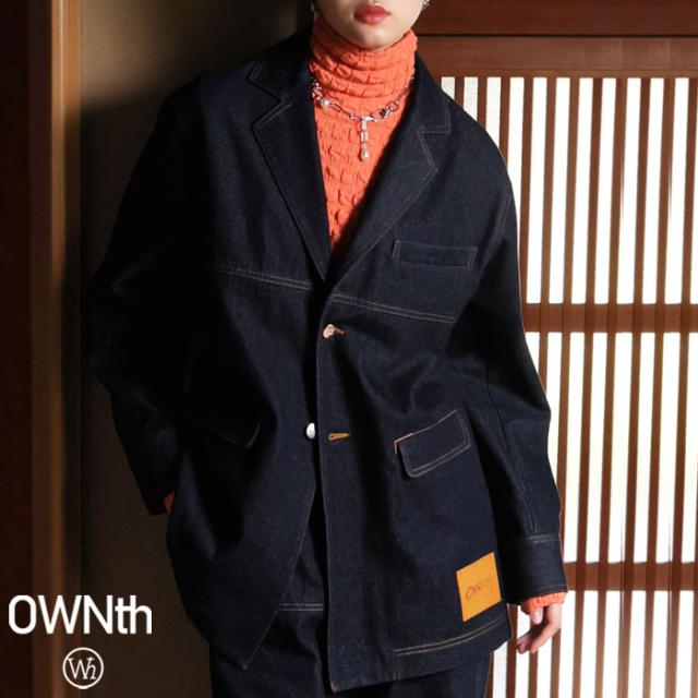 デニム テーラードジャケット ユニセックス 長袖 送料無料・メール便不可 秋新作