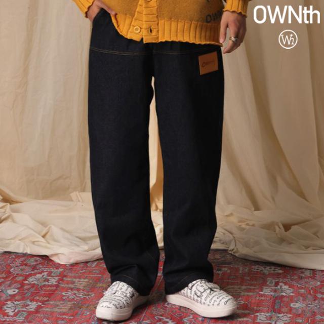 最大半額★選べる福袋！19日20時〜26日10時 デニムパンツ ユニセックス ワイドストレート ボトムス 送料無料・メール便不可 秋新作