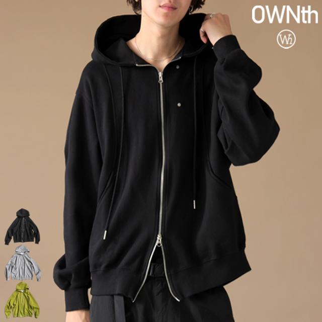 ダブルジップ フーディ パーカー ユニセックス 長袖 送料無料・メール便不可 秋新作