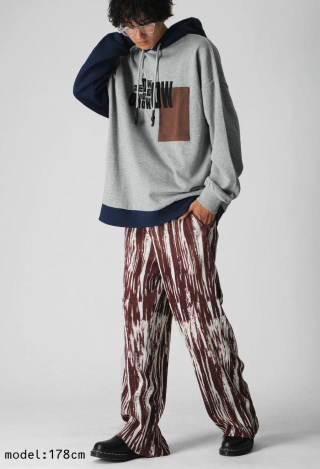 切替 ロゴ フーディー ユニセックス オーバーサイズ 送料無料・メール便不可 秋新作