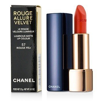 シャネル ルージュ アリュール ヴェルヴェット #57 Rouge Feu 3.5g