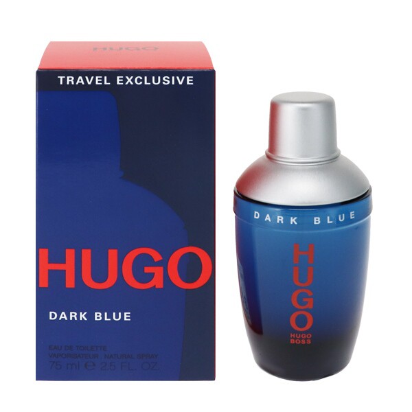 ヒューゴボス 香水 メンズ ダークブルー (トラベル) EDT・SP 75ml DARK BLUE TRAVEL EXCLUSIVE HUGO BOSS の通販は