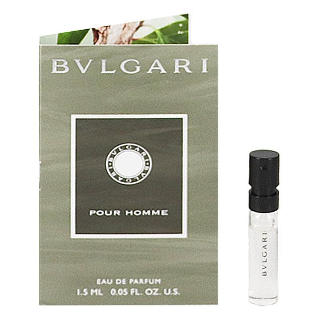 ブルガリプールオム　サンプル 香水 男性用 ブルガリ プールオム (チューブサンプル) EDP・SP 1.5ml