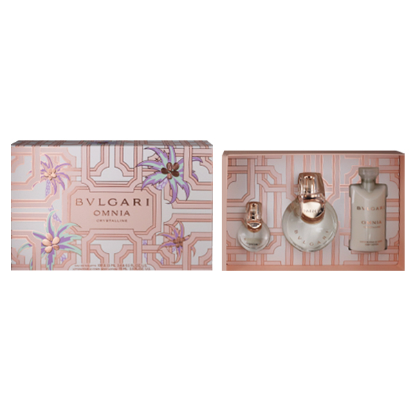 ブルガリ 香水 女性用 オムニア クリスタリン コフレセット 24AW 40ml/40ml/40ml 送料無料 BVLGARI
