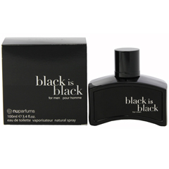 ニュ パルファム 香水 メンズ ブラック イズ ブラック フォーメン EDT・SP 100ml BLACK IS BLACK FOR MEN NU PARFUMS の通販は