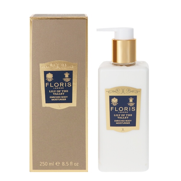 フローリス リリーオブザバレー ボディモイスチャライザー 250ml LILY OF THE VALLEY ENRICHED BODY MOISTURISER FLORIS LONDON