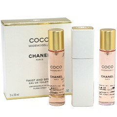 シャネル 香水 レディース ココ マドモワゼル ツイスト EDT・SP 20ml×3 送料無料 COCO MADEMOISELLE TWIST AND CHANEL