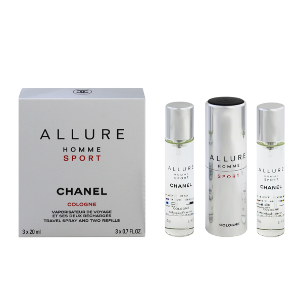 シャネル 香水 男性用 アリュール オム スポーツ コローニュ ツイスト (セット) 20ml×3 送料無料 ALLURE HOMME SPORT COLOGNE