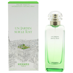 エルメス 香水 男性用・女性用 屋根の上の庭 EDT・SP 100ml 送料無料 UN JARDIN SUR LE TOIT HERMES