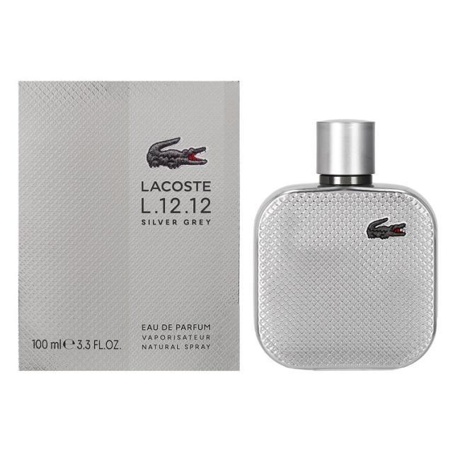 香水 男性用 オーデ ラコステ L.12.12 シルバーグレー EDP・SP 100ml 送料無料 EAU DE LACOSTE L.12.12 SILVER GREY
