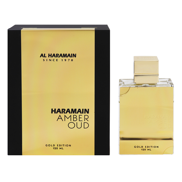 アル・ハラメイン 香水 男性用 アンバー ウード ゴールドエディション EDP・SP 120ml 送料無料 AMBER OUD GOLD EDITION