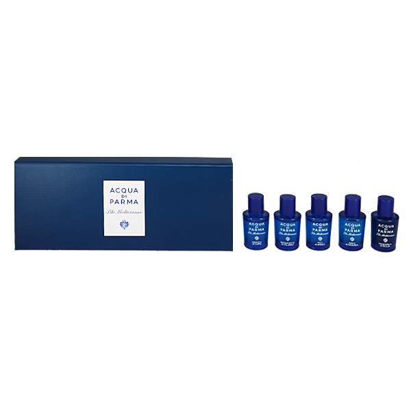 アクア デ パルマ 香水 男性用・女性用 ブルーメディテラネオ ミニチュアセット 5ml×5 BLU MEDITERRANEO ACQUA DI PARMA