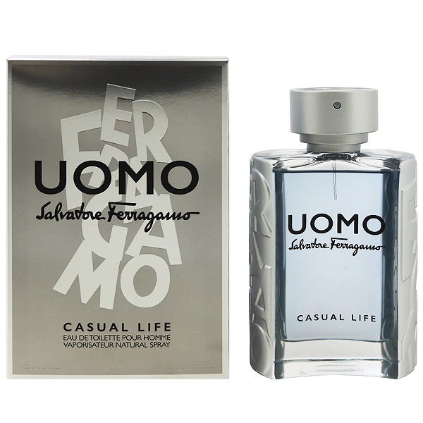 フェラガモ 香水 男性用 ウォモ カジュアルライフ EDT・SP 100ml UOMO CASUAL LIFE POUR HOMME SALVATORE FERRAGAMO