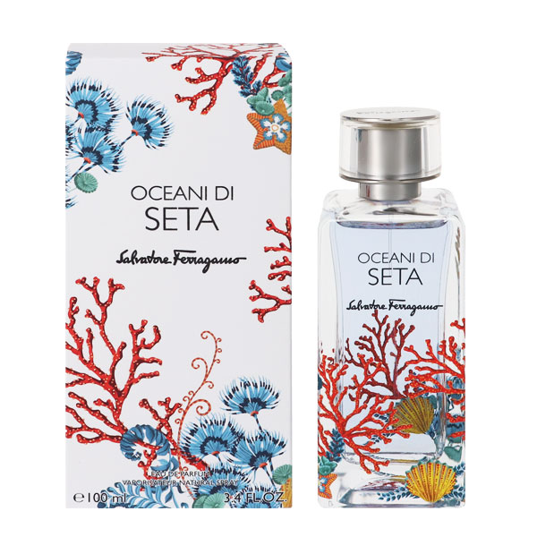 フェラガモ 香水 男性用・女性用 オセアニ ディ セタ EDP・SP 100ml 送料無料 OCEANI DI SETA SALVATORE FERRAGAMO