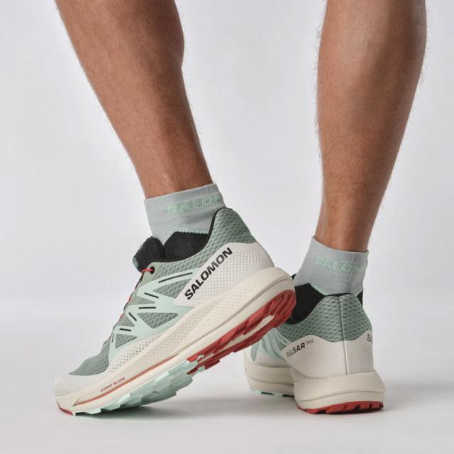 サロモン パルサー トレイル 27.5cm リリーパッド×アクア #L47210300 送料無料 PULSAR TRAIL LILY PAD/BLEACHED AQUA/HOT SAUCE