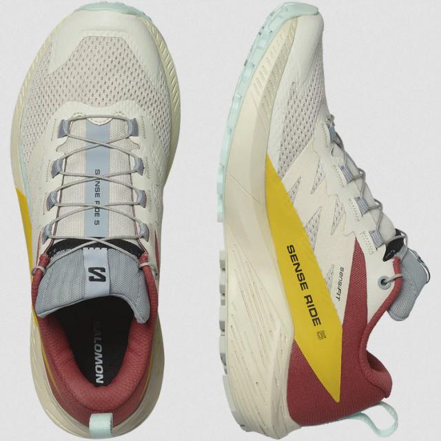 サロモン センスライド 5 W(レディース) 23.0cm レイニーデイ×ホットソース #L47212400 送料無料 SALOMON