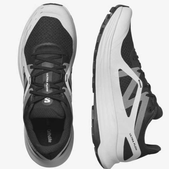 サロモン ウルトラフロー 26.0cm ブラック×グレイシャーグレー #L47525300 送料無料 SALOMON