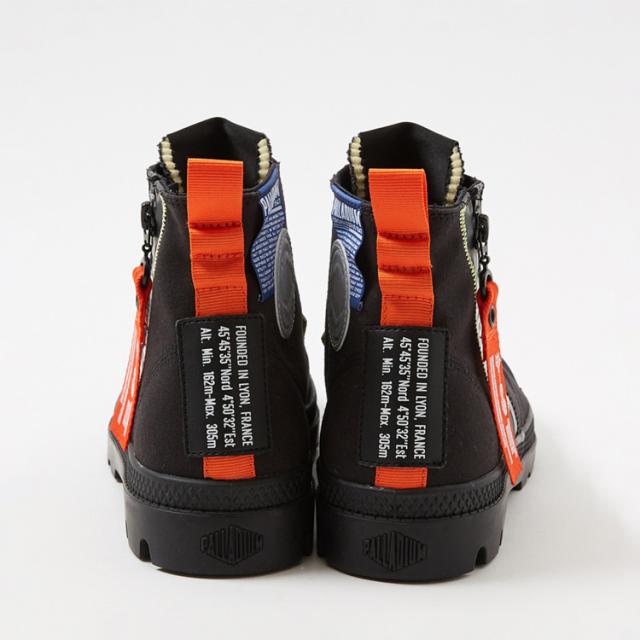 パラディウム パンパ ハイ アウトジップ オーバーラボ 27.0cm ブラック #78725-008 送料無料 PAMPA HI OUTZIP OVERLAB PALLADIUM