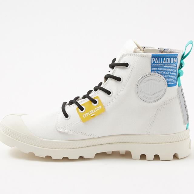 パラディウム パンパ ハイ アウトジップ オーバーラボ 27.0cm スターホワイト #78725-116 送料無料 PAMPA HI OUTZIP OVERLAB