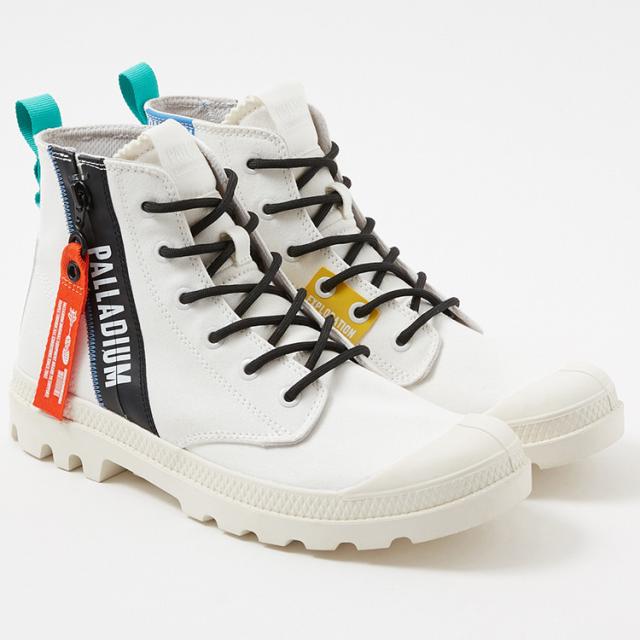 パラディウム パンパ ハイ アウトジップ オーバーラボ 27.0cm スターホワイト #78725-116 送料無料 PAMPA HI OUTZIP OVERLAB