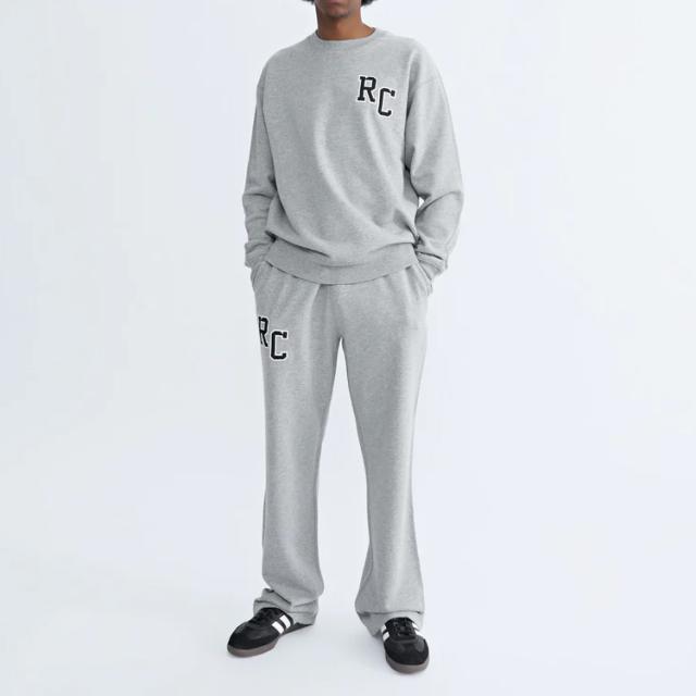 送料無料 ギフト レイニングチャンプ Drop Cap Classic Crewneck S HEATHER GREY その他