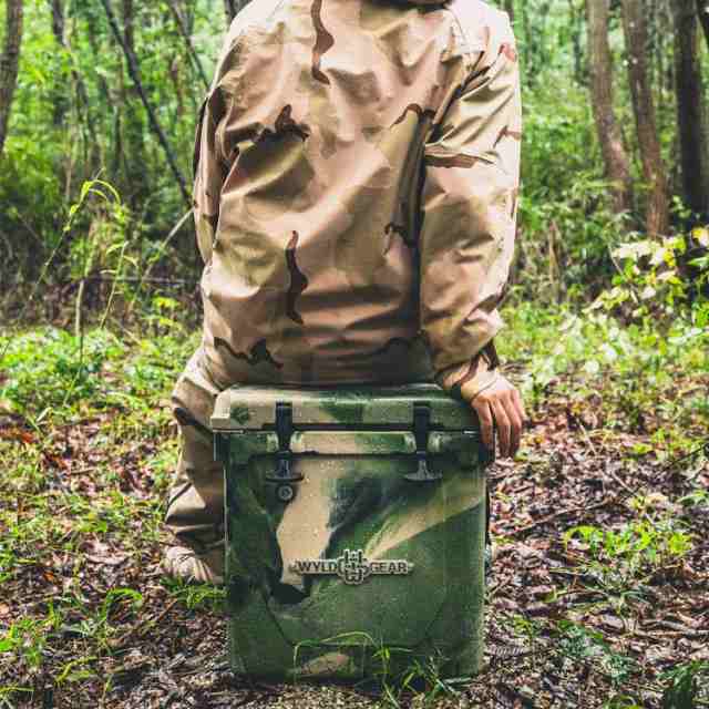ワイルドギア WYLDGEAR ハードクーラー 25Q(24L) フォレストカモ 24L #HC25-17F 送料無料 Hard Cooler 25Q Forest Camo WYLD GEAR の通販は