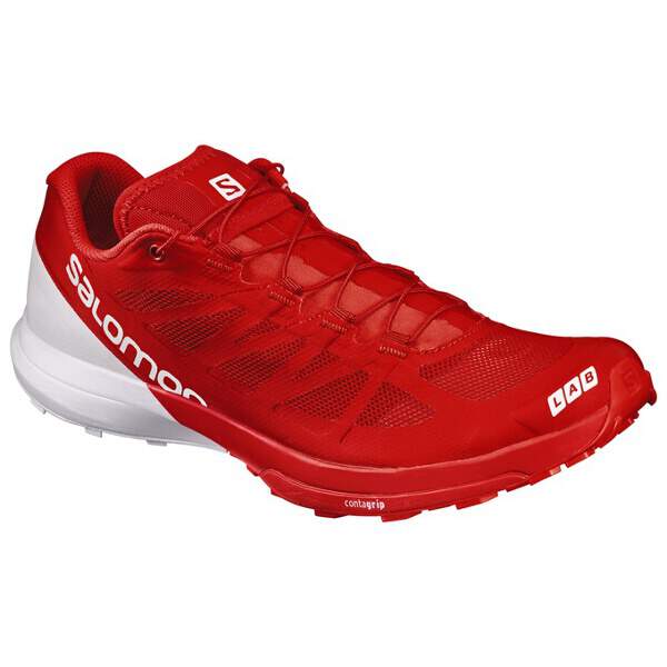 サロモン S-LAB センス 6 トレイルランニングシューズ 27.5cm レーシングレッド×ホワイト #L39176500 送料無料 SALOMON