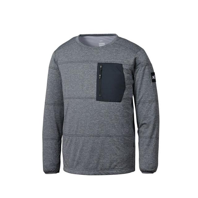 ミレー アルファ ライト スウェット II クルー CHARCOAL HEATHER L(日本サイズXL) MIV01902-6342 ALPHA LIGHT SWEAT II CREW M