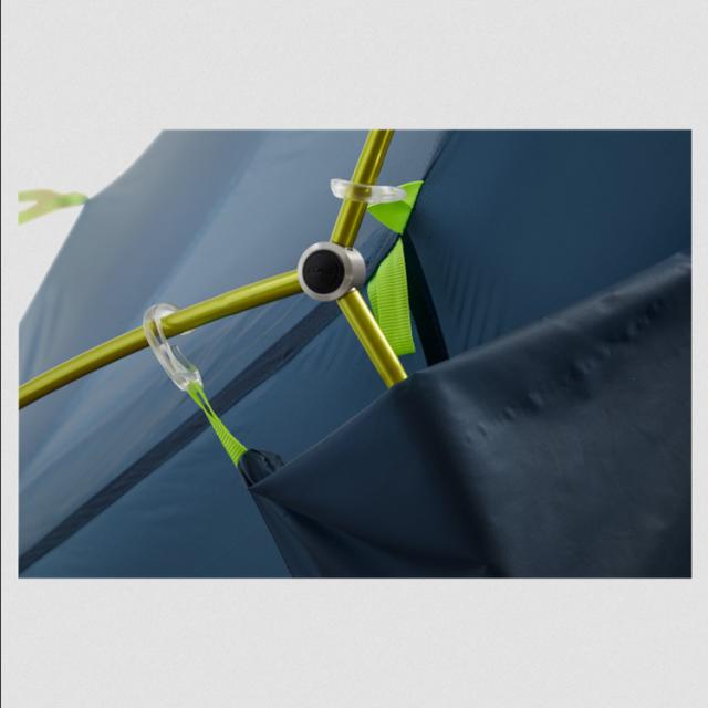 ジャックウルフスキン EXOLIGHT 1 超軽量高機能1人用テント スティールブルー 2.15m×0.6/0.6×1.00m #3004911-1074 送料無料