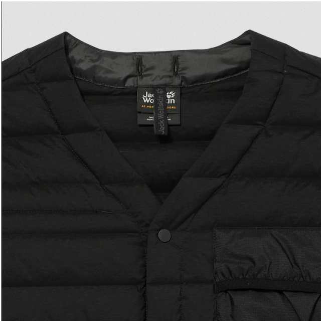 JP CNNCT LT ダウン カーディガン(メンズ) [サイズ：L] [カラー：ブラック] #5029891-6000 ジャックウルフスキン  JACK WOLFSKIN ｜au PAY マーケット