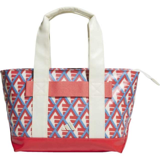 アディダス マルチカラードBOSプリント ラウンドバッグ 16×27×21cm アイボリー×セミブルーバースト #JMR79-IT3306 ADIDAS の通販は