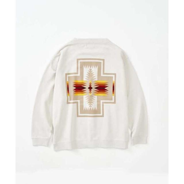 ペンドルトン バックプリントスウェットカーディガン ユニセックス M アイボリー #19807227-073 PENDLETON ペンドルトン バックプリントスウェットカーディガン ユニセックス M
