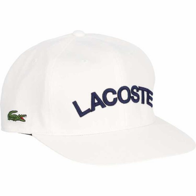 ラコステ LACOSTE フラットバイザーロゴキャップ #RK1273J-99-001 送料