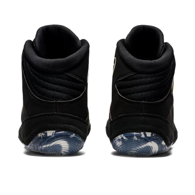 アシックス スプリットエリート レスリングシューズ 26.0cm ブラック×ピュアゴールド #1081A050-002 SPLIT ELITE ASICS