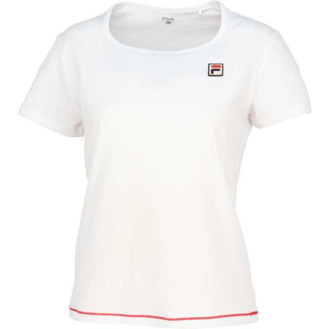 フィラ ゲームシャツ(レディース) L ホワイト #VL2847-01 FILA の通販は