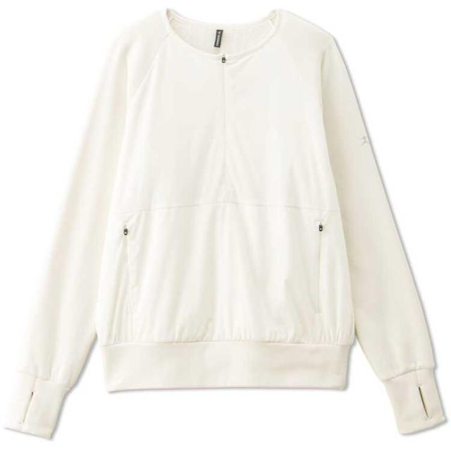 ダンスキン ハイブリッドモメンタムプルオーバー M ジャスミンホワイト #DA522301-JW 送料無料 DANSKIN