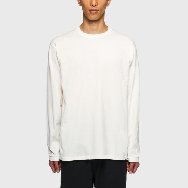 シースリーフィット リポーズオーガニックコットンロングスリーブTシャツ (ユニセックス) アイボリー XL #GC42306-IV C3FIT