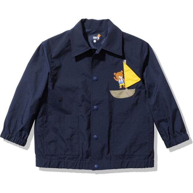 ヘリーハンセン ヘリーベアコーチジャケット(キッズ) 130cm ディープネイビー #HJ12320-DN K Helly Bear Coach Jacket
