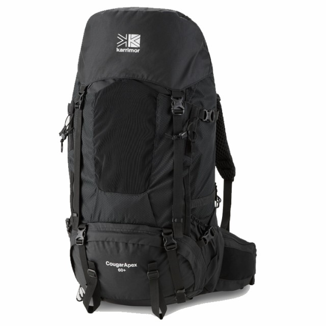 カリマー クーガーエーペックス 60+ バックパック ブラック H73×W35×D26cm(60L+) #501091-9000 送料無料 CougarApex 60+ の通販は 37,257円