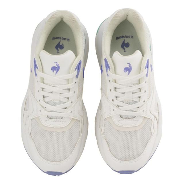ルコックスポルティフ LCS R 806 レディース 23.0cm ホワイト×ラベンダー #QL1VJC05WL LE COQ SPORTIF