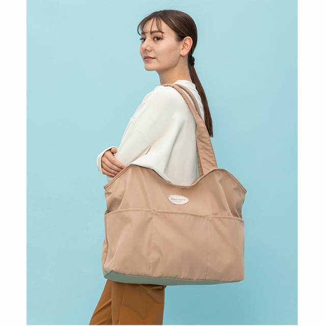 ルコックスポルティフ マルチトートバッグ ベージュ 36×41×12.5cm #QMCWJA50-BG 2023FW LE COQ SPORTIF  ｜au PAY マーケット