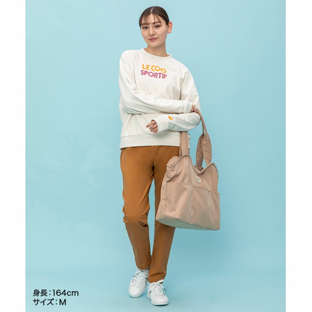 ルコックスポルティフ マルチトートバッグ ベージュ 36×41×12.5cm #QMCWJA50-BG 2023FW LE COQ SPORTIF  ｜au PAY マーケット