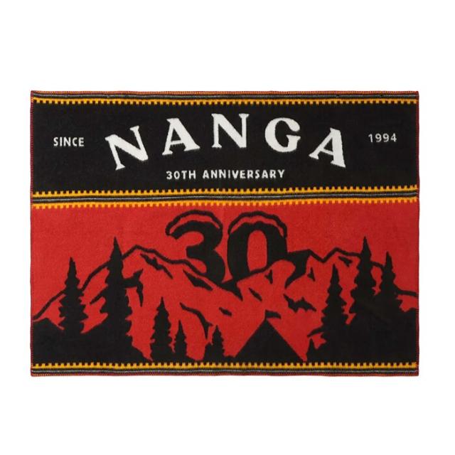 ナンガ 30THアニバーサリー ブランケット 140×100cm レッド #N0003060 送料無料 NANGA 30TH ANNIVERSARY BLANKET