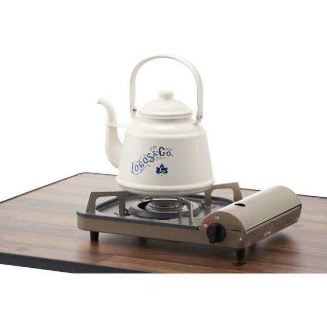 ロゴス レイリー・ホーローケトル 2.3L 幅17.5×奥行22.5×高さ24cm #81280040 LOGOS