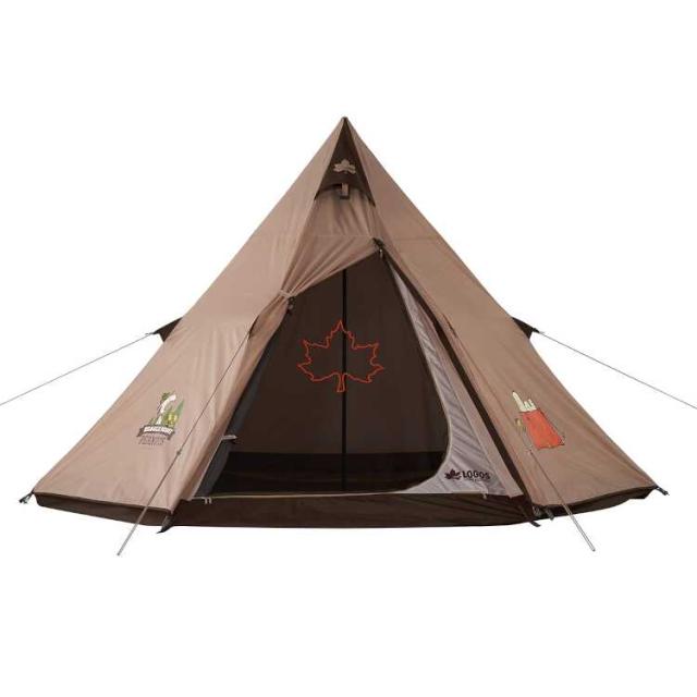 ロゴス SNOOPY Tepee テント 本体幅300×奥行250×高さ180cm #86001083