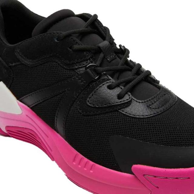 ラコステ レディース LW2 XTRA 222 3 SFA 38A(24.0cm) ブラック×ピンク #SF01054-1J1 LACOSTE