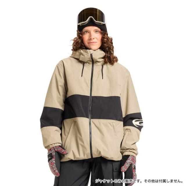 QUIKSILVER/クイックシルバー メンズ スノージャケット HIGH IN THE HOOD JK 2025-26 EQYTJ03517 スノーウェア スノー スキー スノボ スノーボード ウインタースポーツ パスポケット メディアポケット ゴーグルポケット 男性用 QUIKSILVER/クイックシルバー メンズ スノージャケット HIGH IN THE
